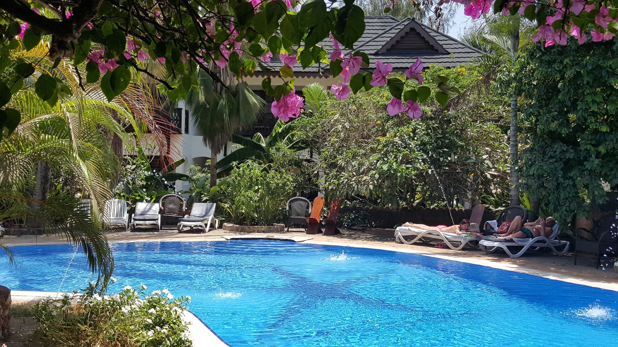 Langi Langi Beach Bungalows Nungwi Bagian luar foto